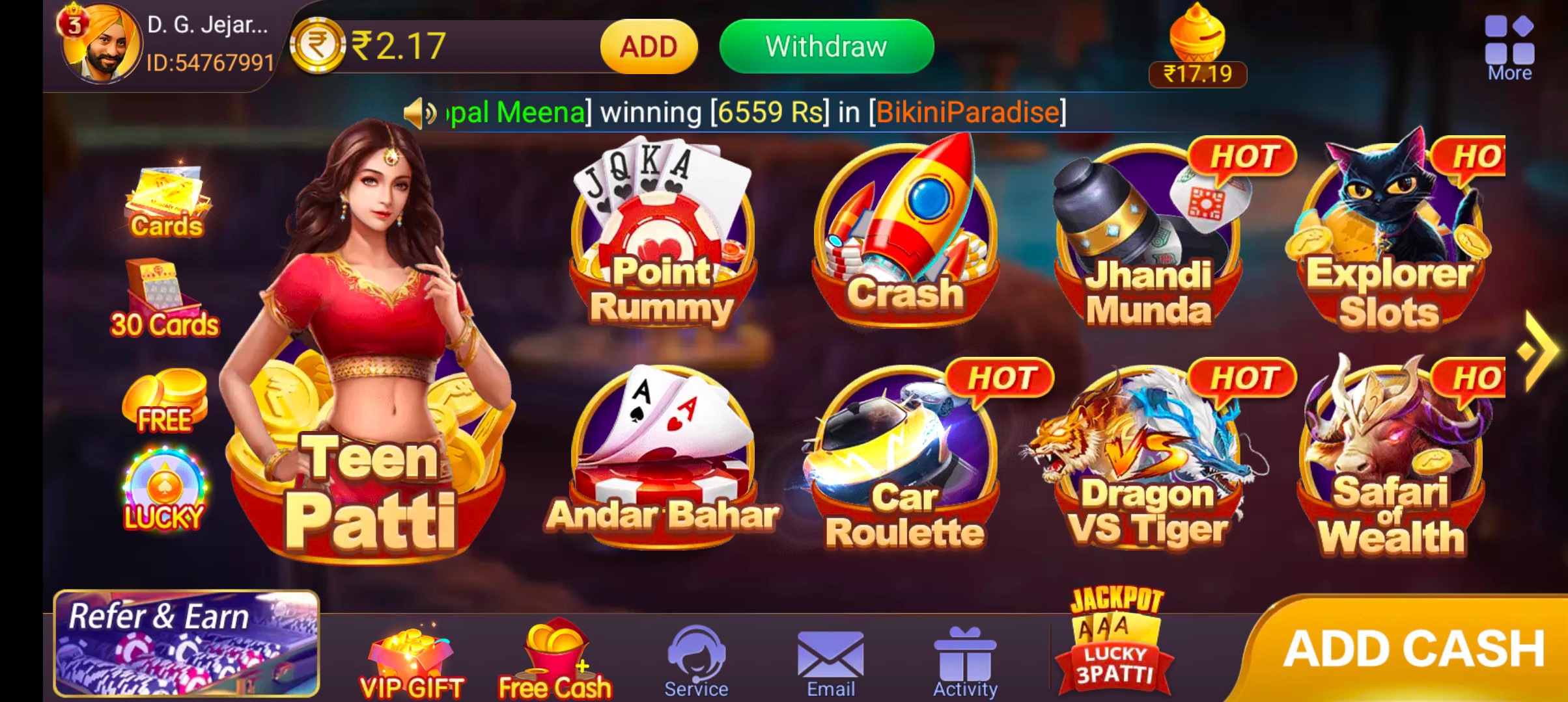 multiple teen patti games 2024